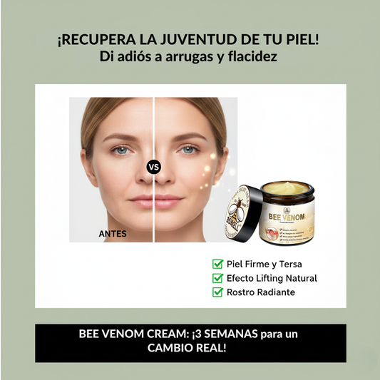 BeeFit Skin™ Crema con Veneno de Abeja que Rejuvenece tu Piel